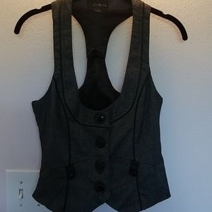 NWOT Forever 21 black/gray vest office work